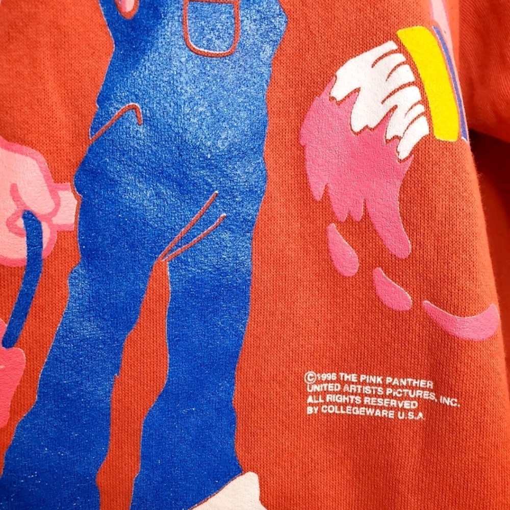 Vintage Pink Panther Sweater 1996 Womens Small - Picture 2 of 5